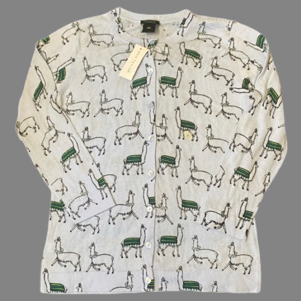 Ann Taylor Factory Llamas Sweater
